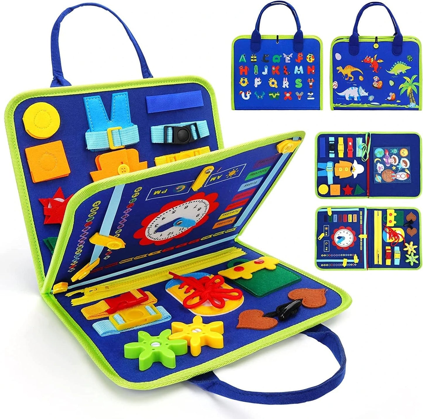 Libro Sensorial Montessori – Aprende Jugando Sin Pantallas🧸