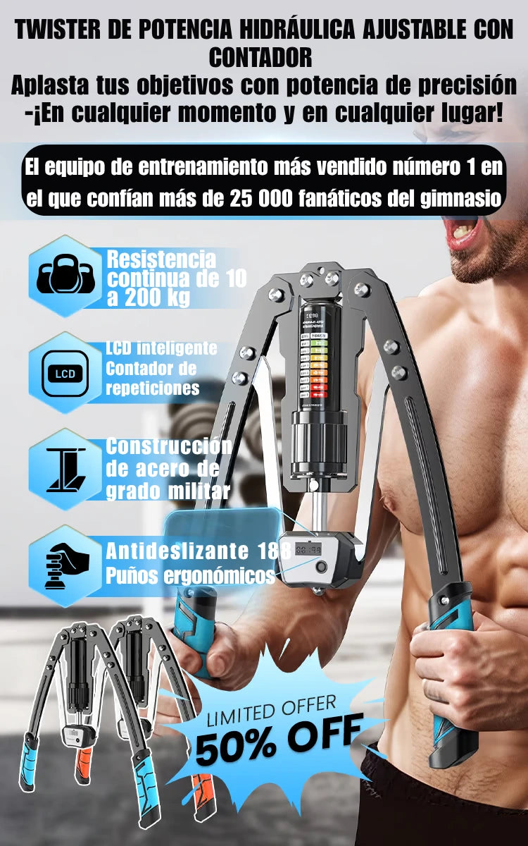 HydraFlex: Entrena como un Pro con Control Hidráulico Ajustable 💪
