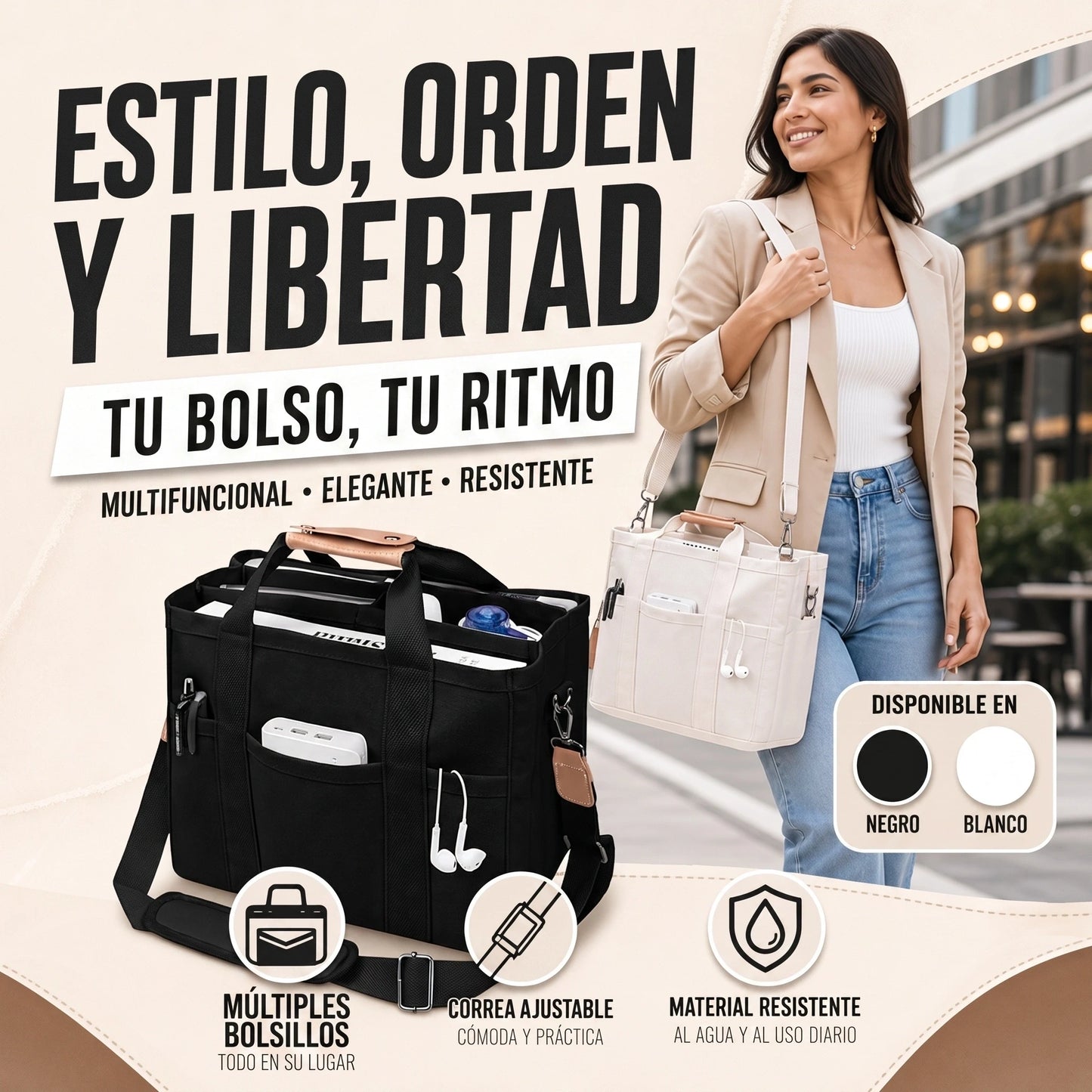 UrbanFlex™ | Organización Inteligente y Estilo en Movimiento 🎒✨