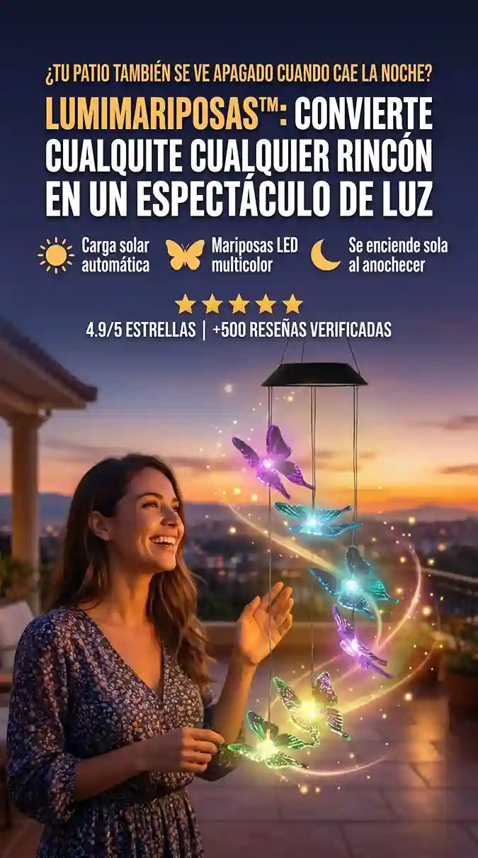 LumiMariposa™ | Convierte cualquier espacio en un rincón mágico cada nochem🦋