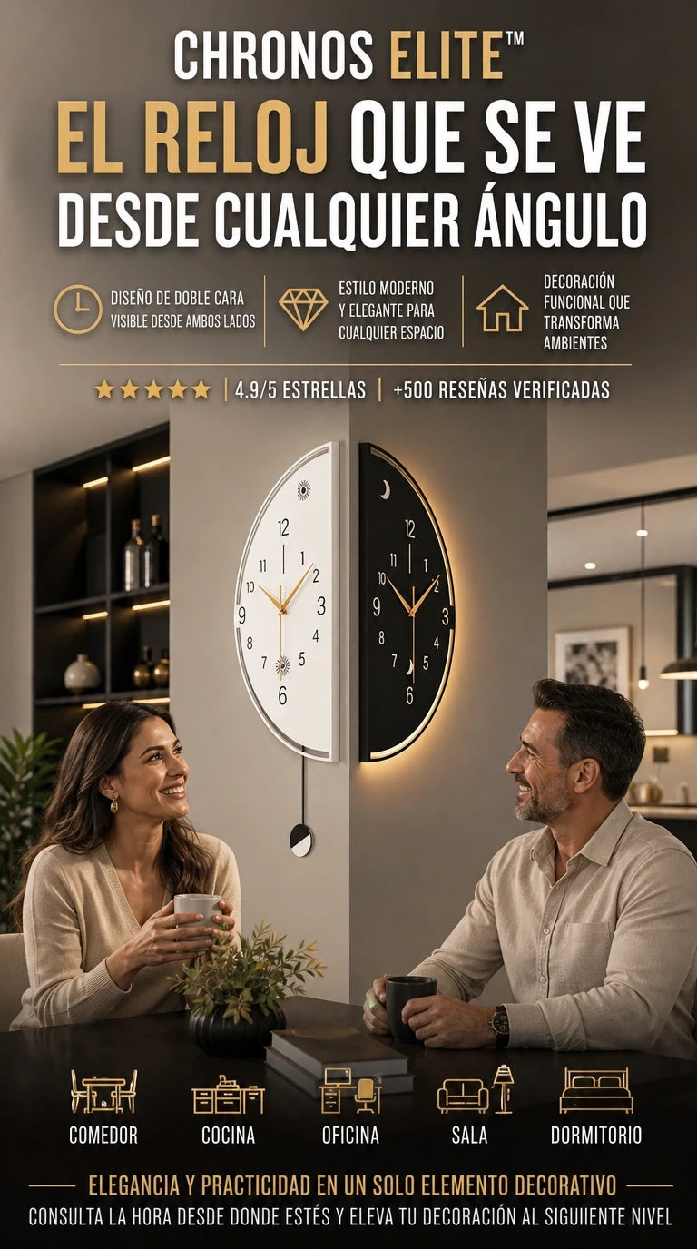 Chronos Elite™ | Elegancia que se Ve Desde Cualquier Ángulo