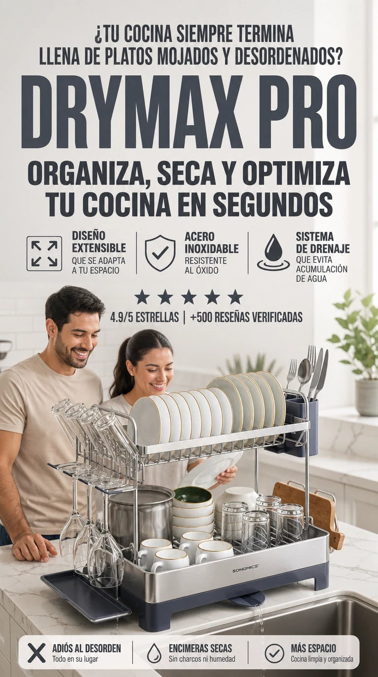 DryMax Pro™ | Más espacio, menos desorden en tu cocina