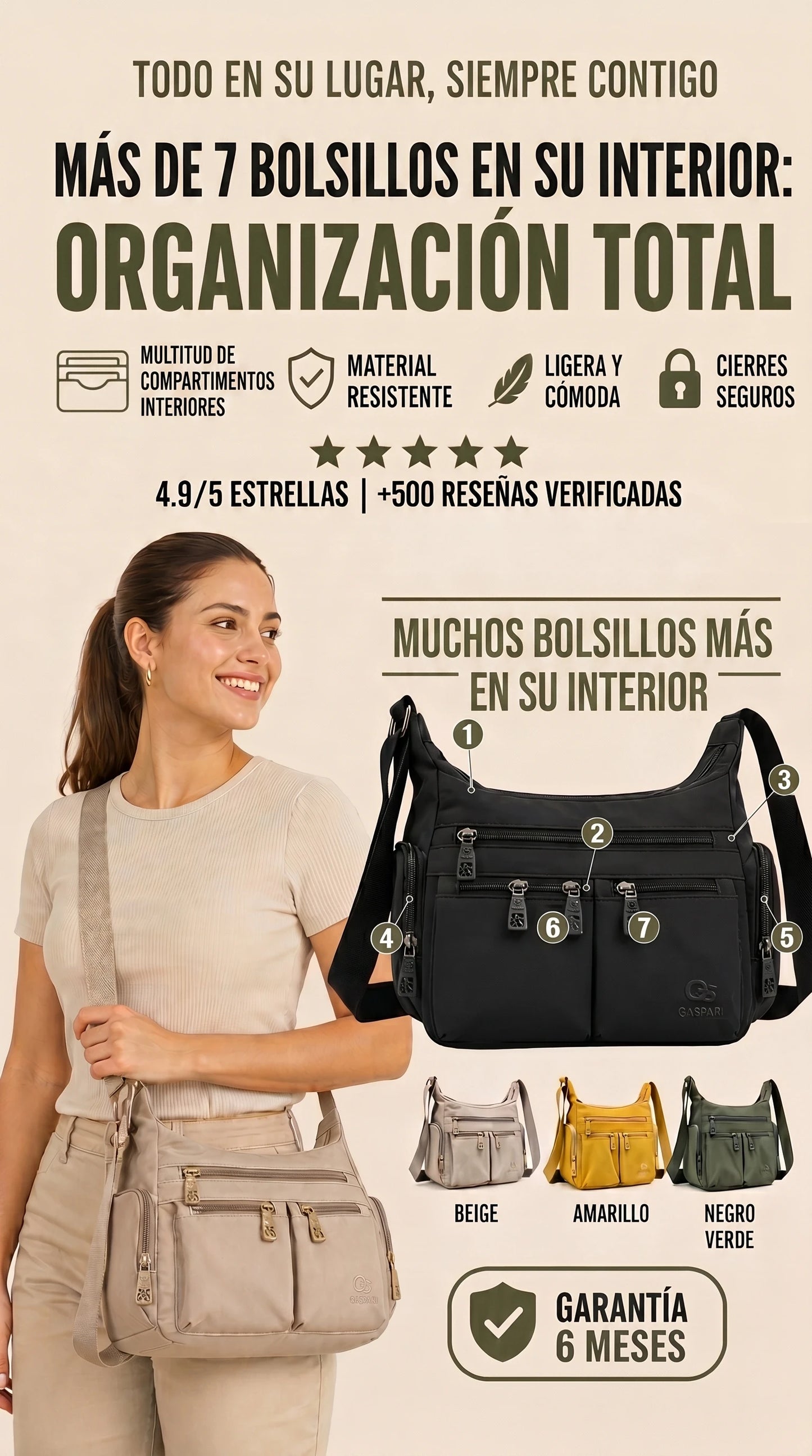 NovaCarry™ | Organización Inteligente Que Te Acompaña Todos Los Días