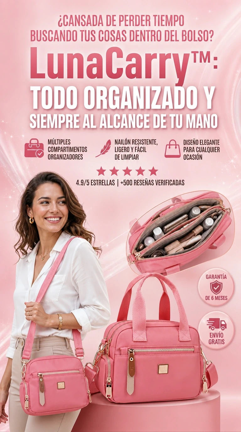 LunaCarry™ | Elegancia y Organización en Cada Salida