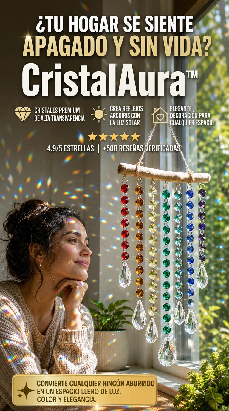 CristalAura™ Atrapasoles de Cristal – Llena tu hogar de luz, armonía y elegancia