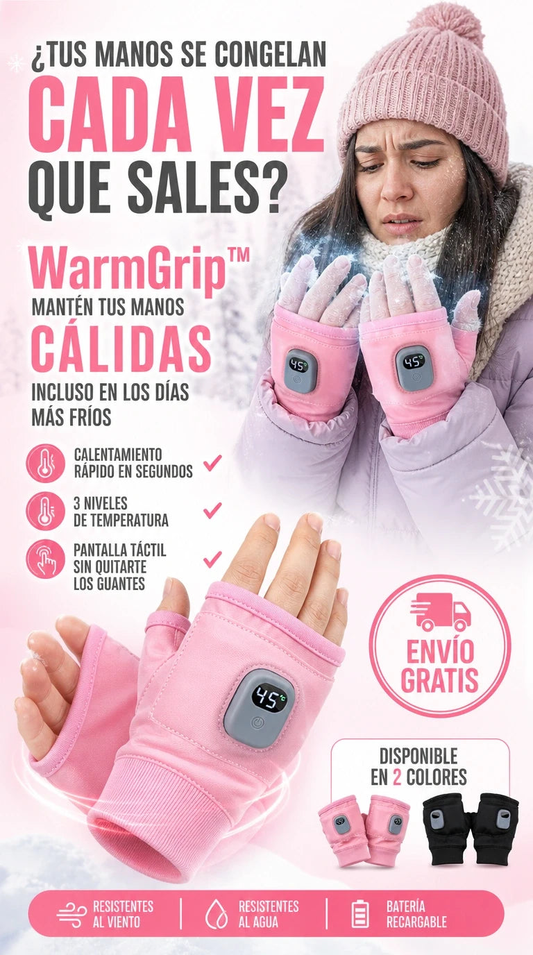 WarmGrip™ + Calor Instantáneo Para Tus Manos En Cualquier Lugar