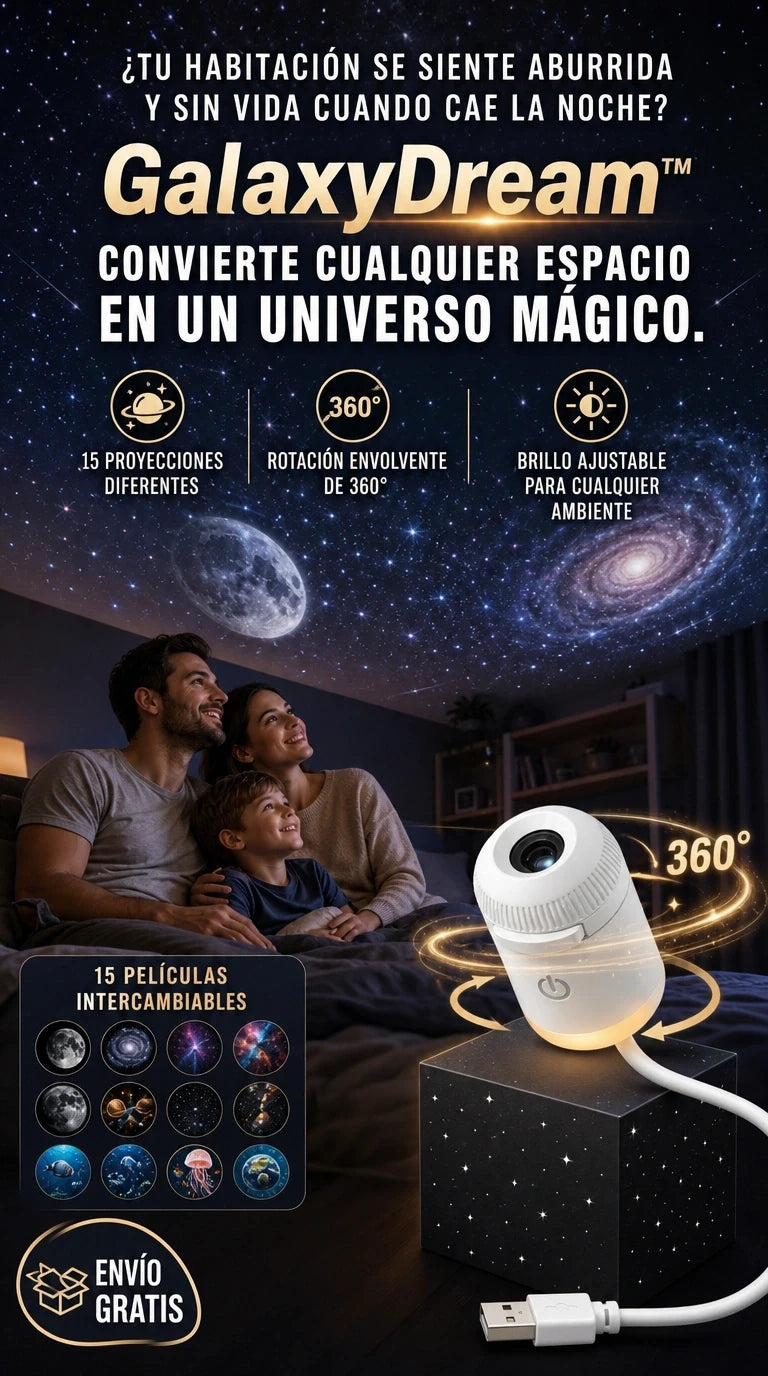 GalaxyDream™ | Convierte cualquier habitación en un universo mágico ✨🌌