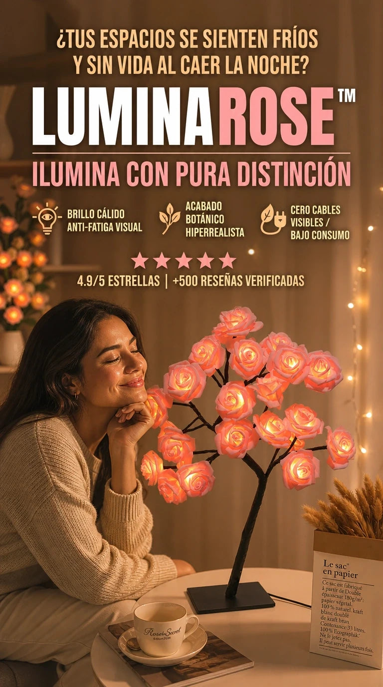 Lámpara LED de Rosas Eternas™– Ilumina emociones y transforma cualquier espacio🌹