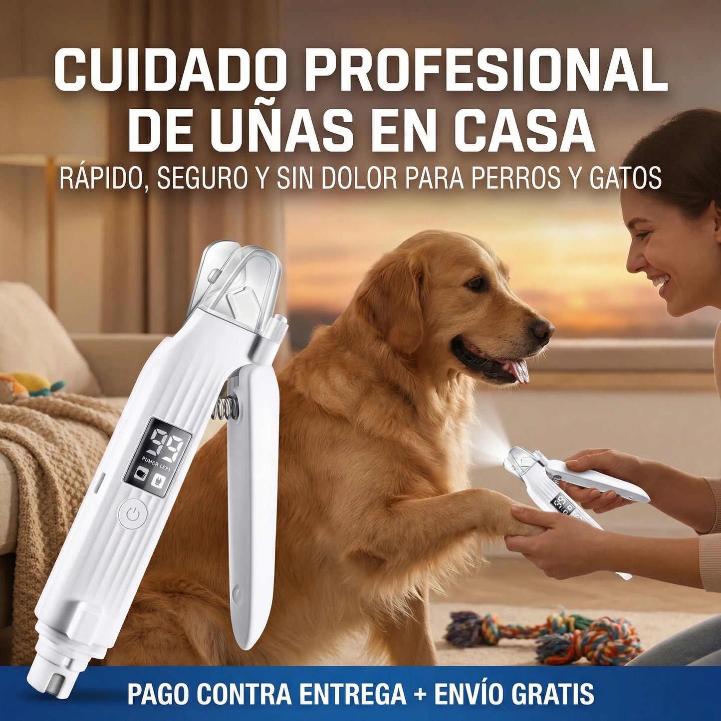 PawTrim Pro™ – Corte Seguro y Sin Estrés para tu Mascota🐾