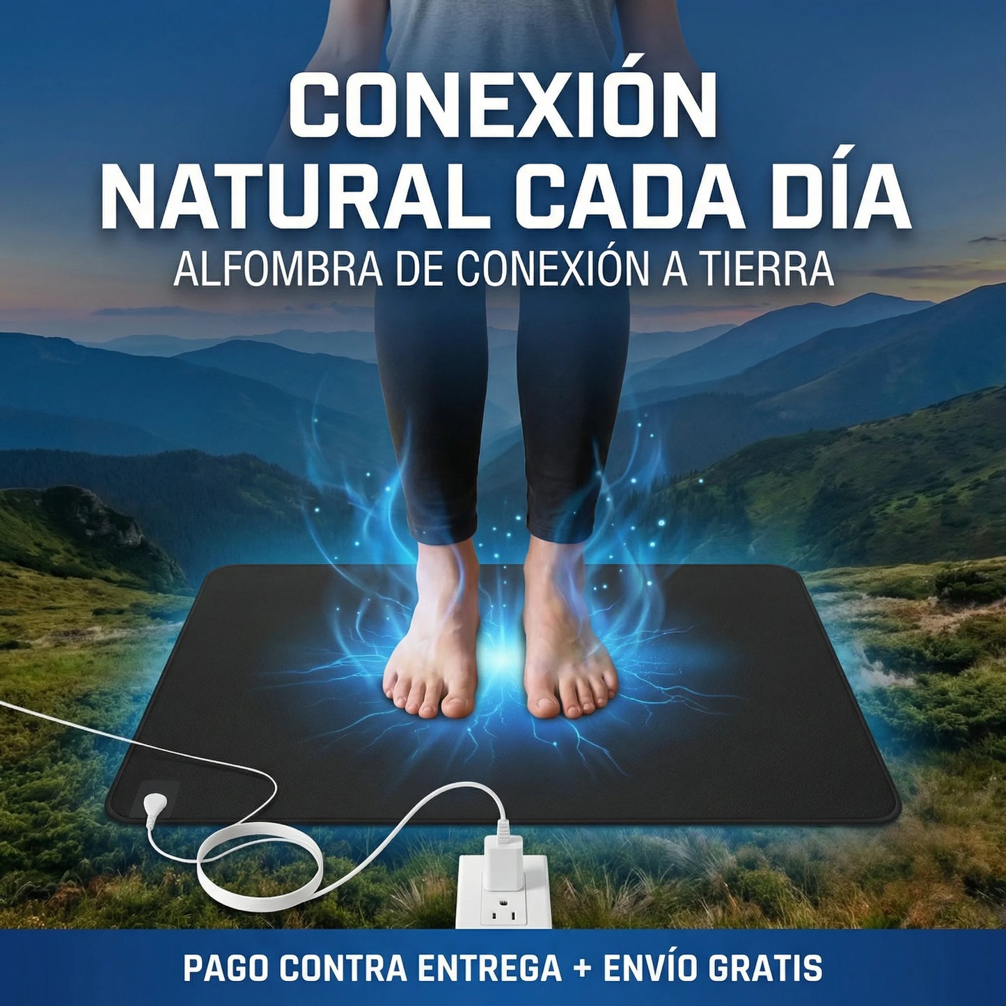 Alfombrilla de Conexión a Tierra + Equilibrio y Bienestar Diario🌿