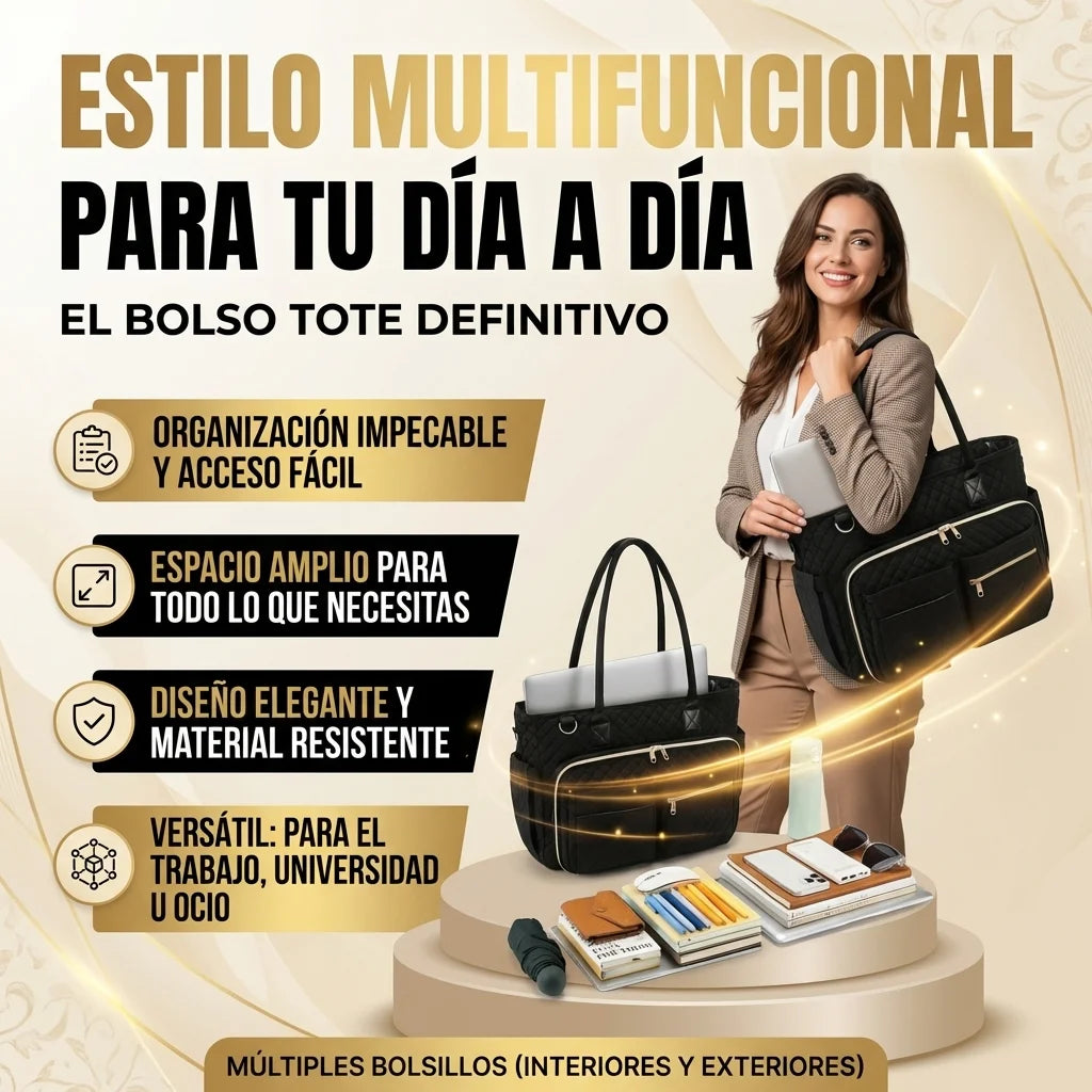 ToteFlex Pro™ – Organización inteligente con estilo premium👜