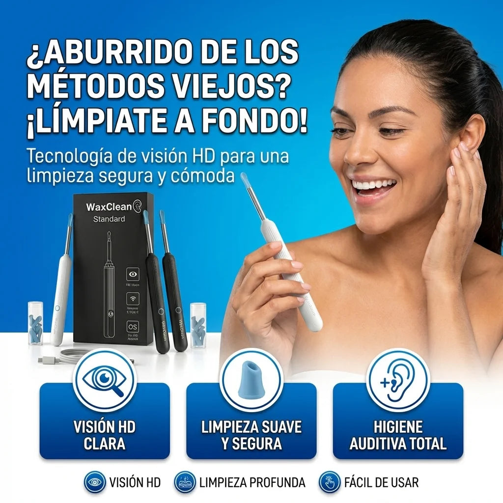 Limpiador Inteligente de Oídos™ – Escucha Mejor y Limpia con Precisión👂🏻