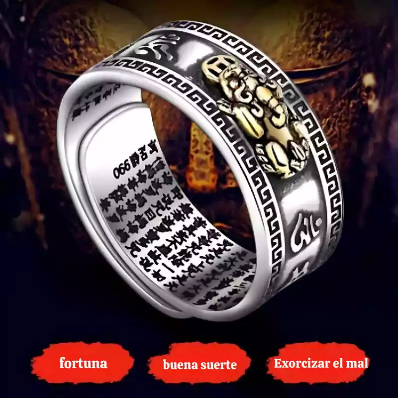 💎Anillo Feng Shui Pixiu de Dragón: Atrae Prosperidad y Protección 🐉✨