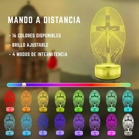 Luz Divina: Ilumina tu Fe con la Cruz que Brilla en la Oscuridad ✝️✨