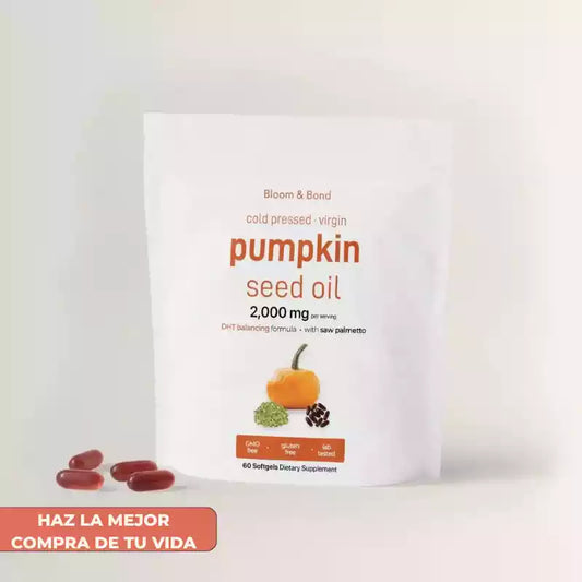 Softgels x300 de Aceite de Semilla de Calabaza: ¡Potencia tu Bienestar desde Adentro! 🌿