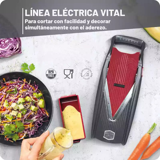 ✨Mandolina Profesional V-Slicer: Cortes Perfectos en Segundos✨
