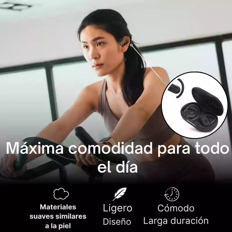 Audífonos SoundGear Sense: Sonido Impecable + Comodidad que Desafía la Gravedad🎧