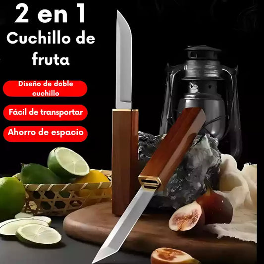 Cuchillo Doble Dragón & Fénix – Cortes Precisos en Segundos!🔥