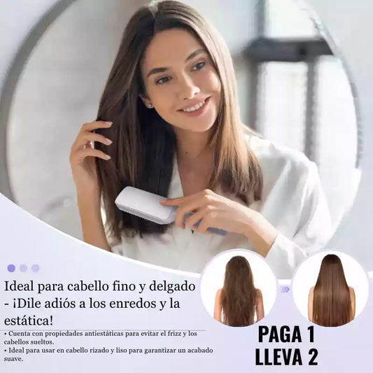 Cepillo que se Limpia Solo y Dice Adiós a los Enredos para Siempre: OFERTA ESPECIAL PAGA 1 LLEVA 2🌀
