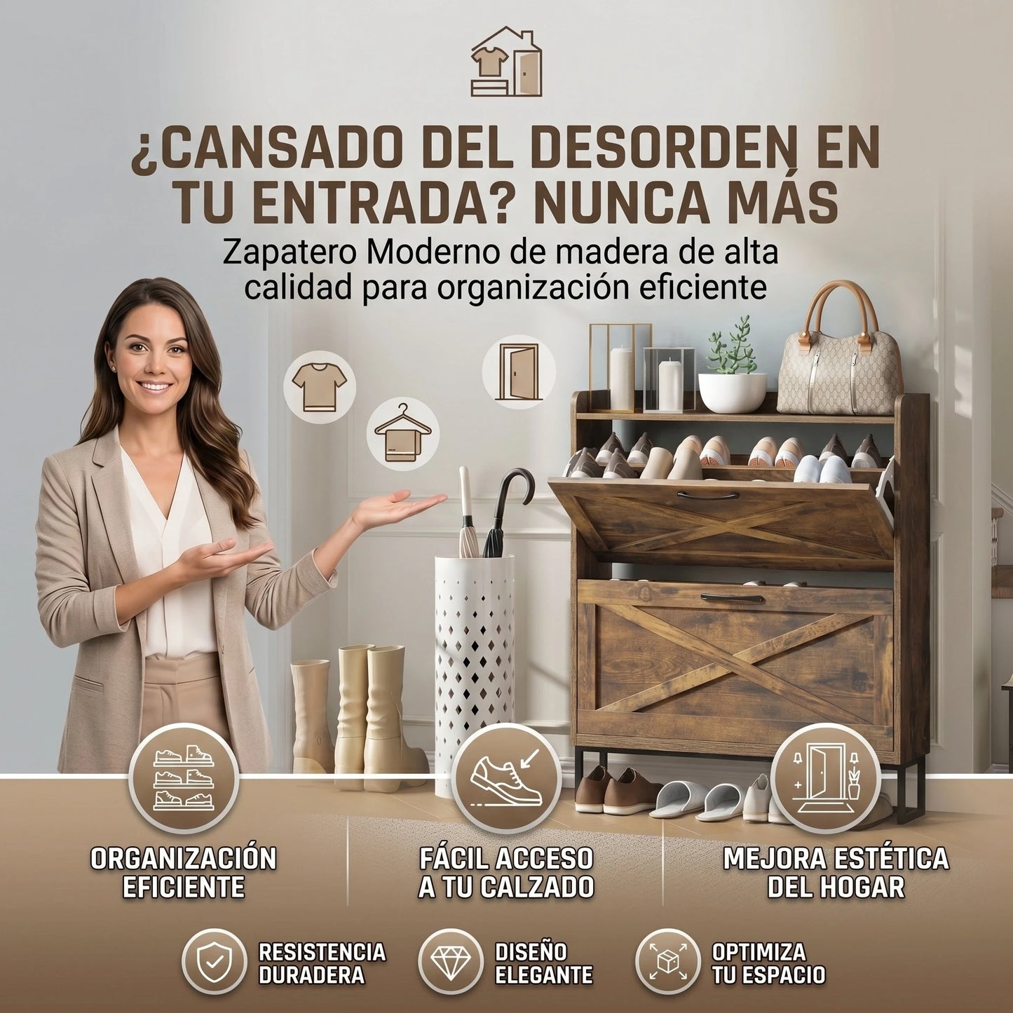 SlimStep™ | Ordena tus zapatos sin ocupar espacio en tu entrada🔥