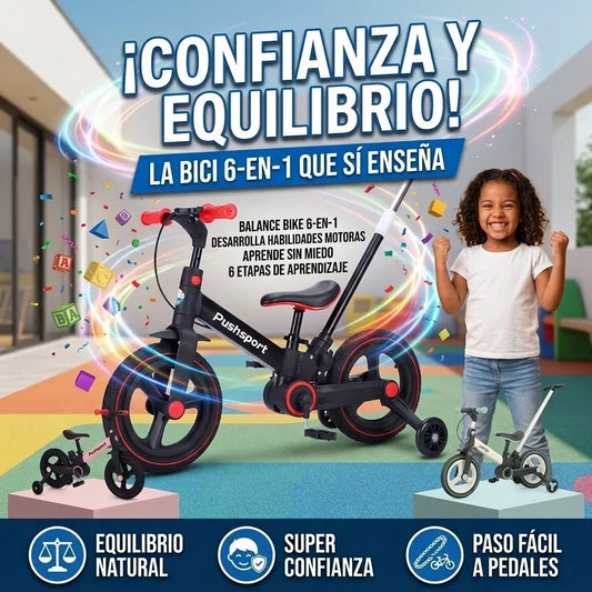 BalanceBike Pro™ – Que tu niñ@ aprenda a montar sin miedo desde el primer día🚲