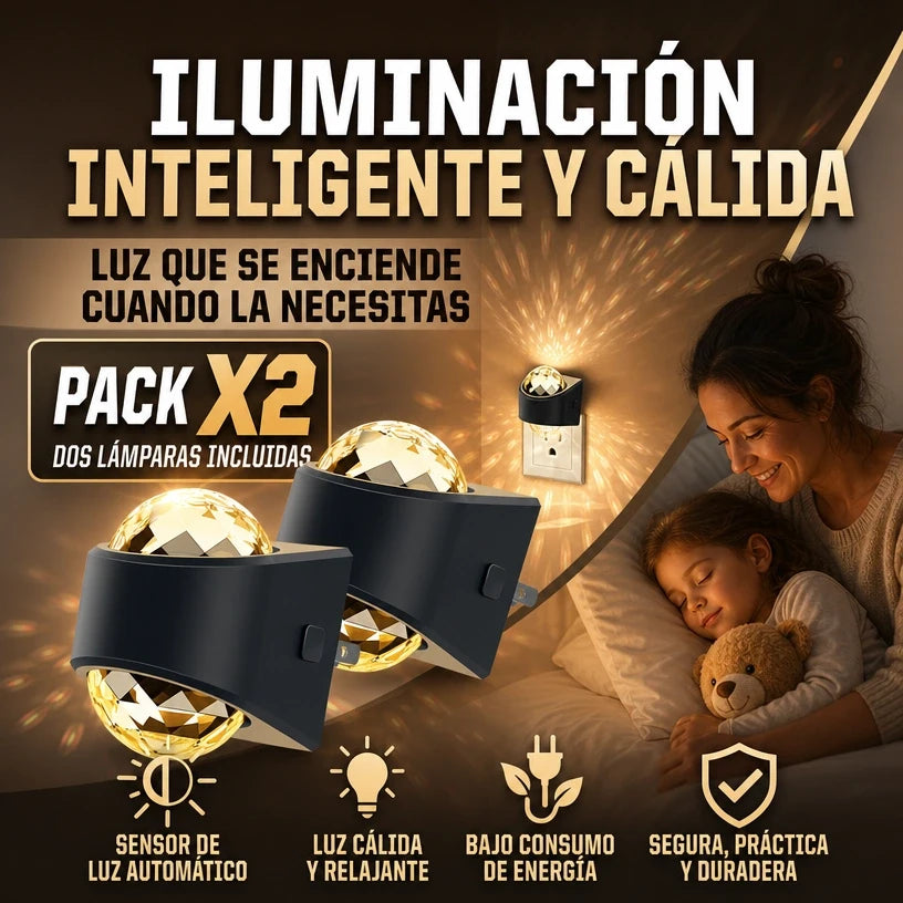 GlowDuo™ PACK X2 | Ilumina Tus Noches con Calma y Estilo ✨🌙