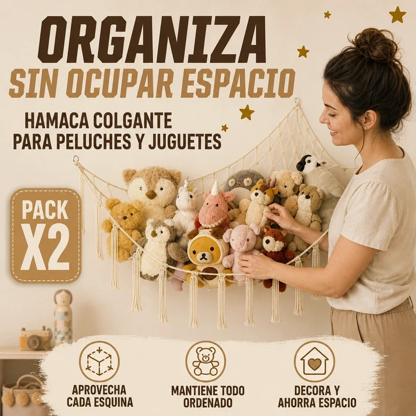 PlushNest™ Pack x2 | Orden y Espacio para los Peluches 🧸✨