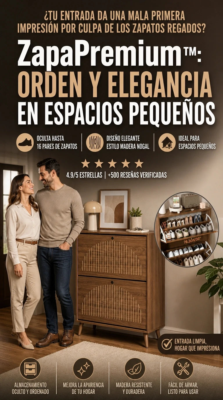 Armario Zapatero Slim Premium – Orden elegante sin ocupar espacio👟