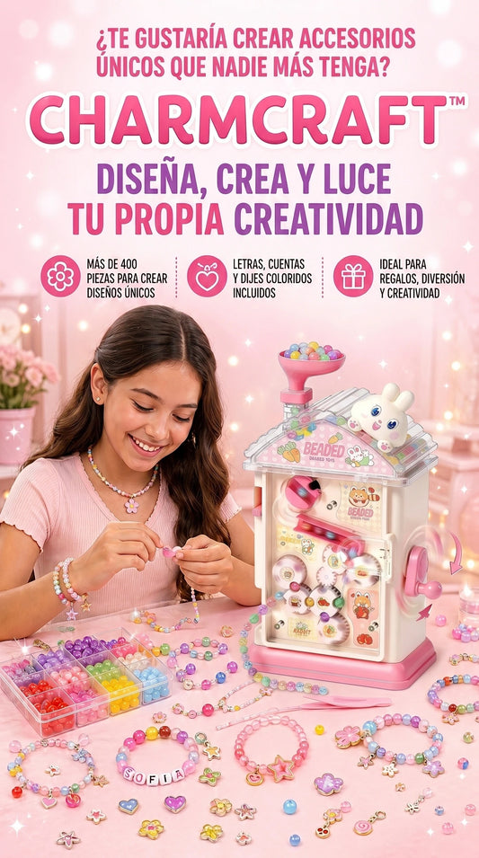 CharmCraft™ | Crea Pulseras Únicas y Llena de Color Cada Momento ✨🌈