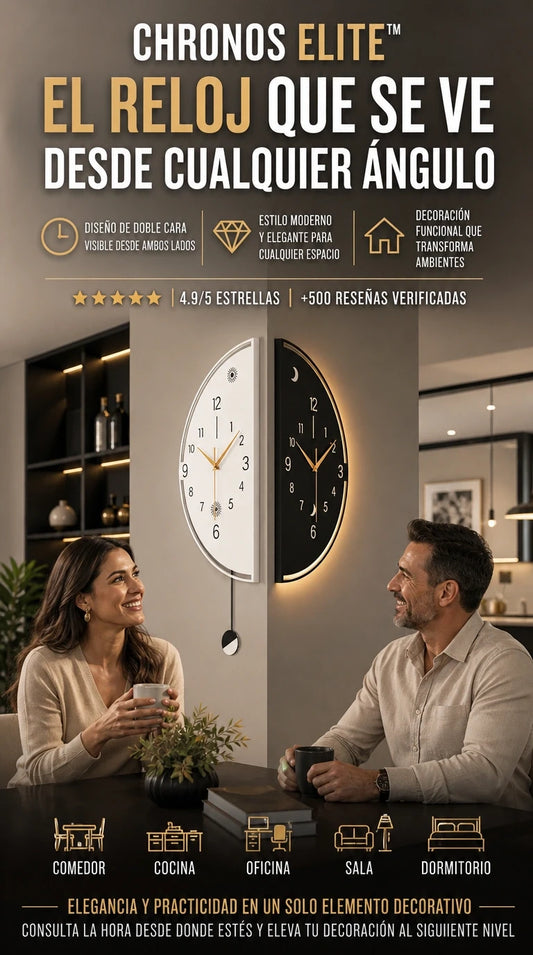 Chronos Elite™ | Elegancia que se Ve Desde Cualquier Ángulo