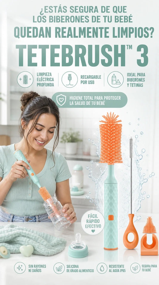 PureBottle™ | Limpieza Profunda para Cada Toma de tu Bebé 👶🍼