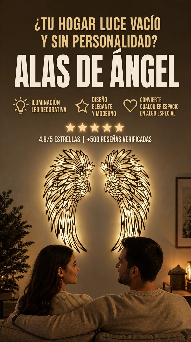 Alas de Inspiración (1 PAR) – Eleva la Belleza de tus Paredes con Elegancia ✨