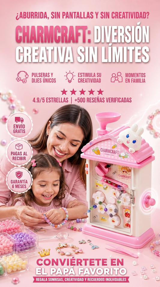 CharmCraft™ | Crea Pulseras Únicas y Llena de Color Cada Momento ✨🌈