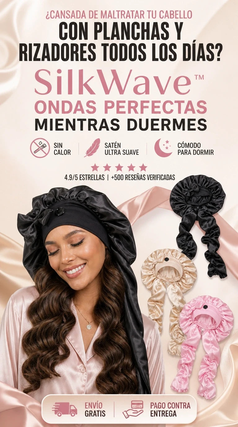 SilkWave™ | Rizos Perfectos Sin Calor Mientras Duermes