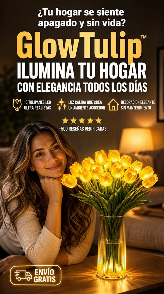 GlowTulip™ | Ilumina tus espacios con un jardín eterno de tulipanes LED