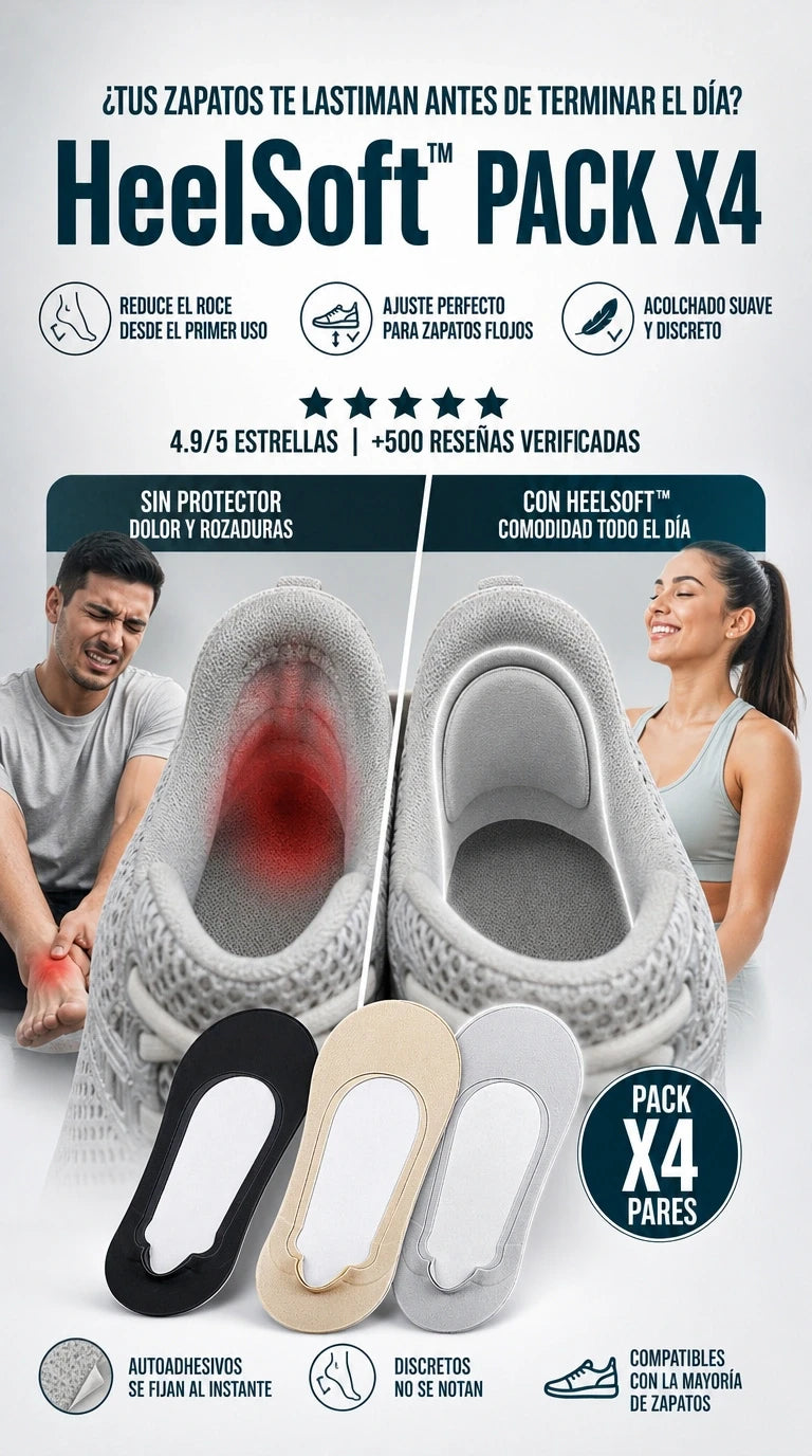 HeelSoft™ | Camina sin dolor y disfruta cada paso