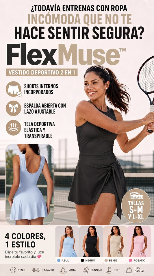 FlexMuse™ | Muévete con total libertad y luce increíble en cualquier entrenamiento