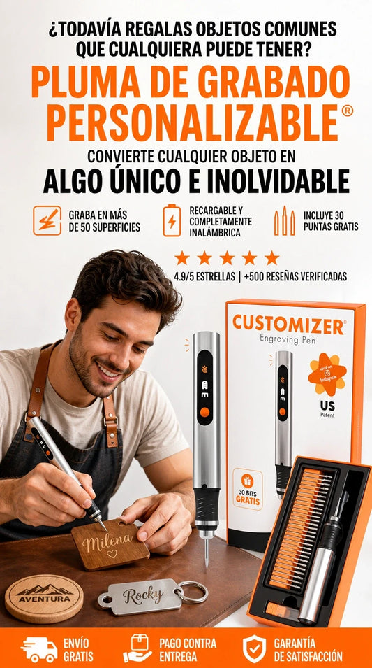 Pluma de Grabado Personalizable® – Precisión Total en Cada Trazo✒️