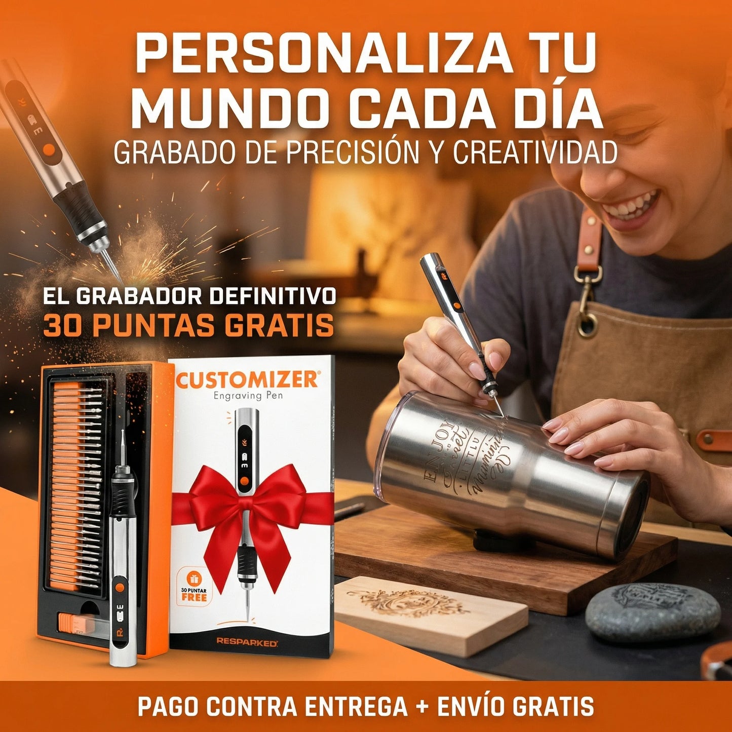 Pluma de Grabado Personalizable® – Precisión Total en Cada Trazo✒️