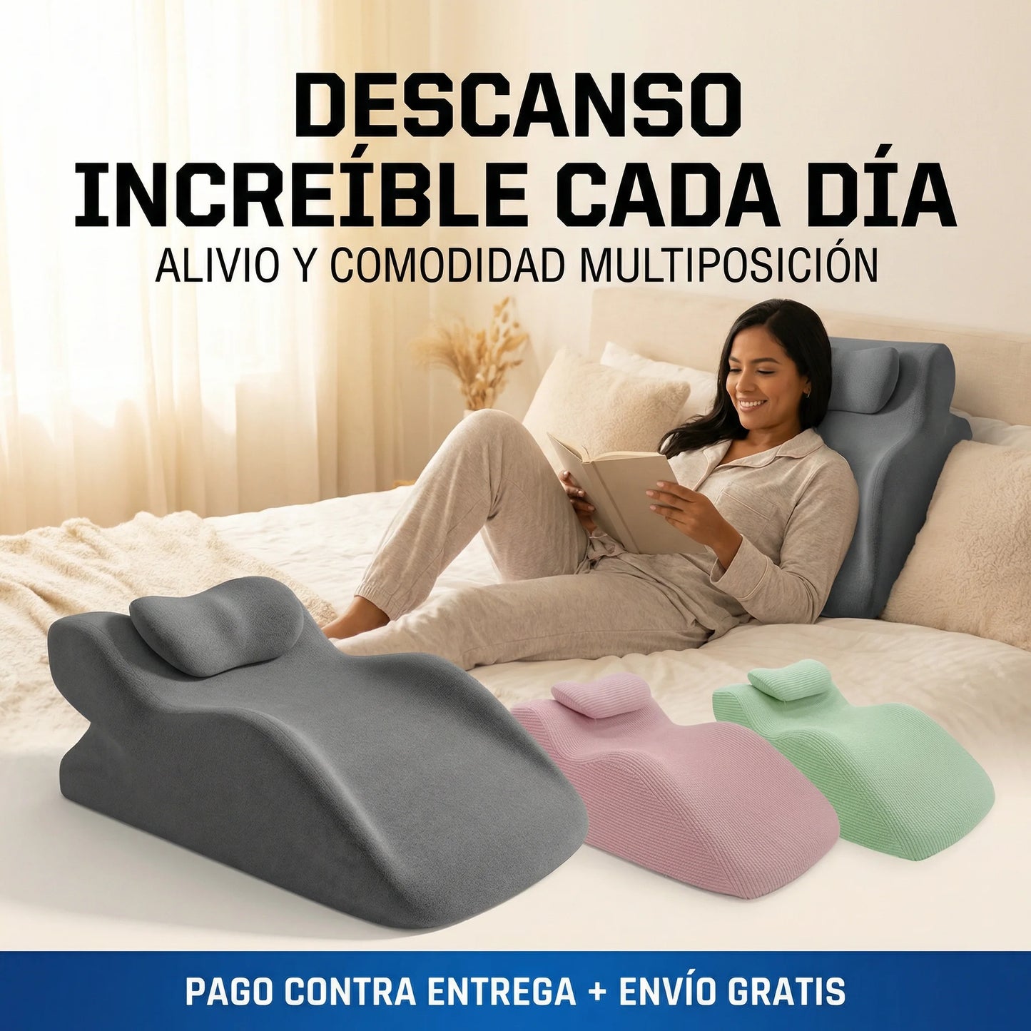 LegRest Pro™ – Descanso Total Multiusos💤