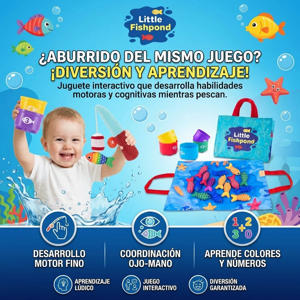 Juego de Pesca Montessori– Diversión que Despierta la Inteligencia🐟