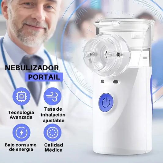 Nebulizador Portátil Ultrasonico Pro: Alivio Rápido y Eficaz para Adultos y Niños